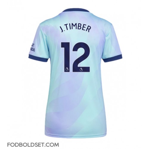 Arsenal Jurrien Timber #12 Tredjetrøje Dame 2024-25 Kortærmet